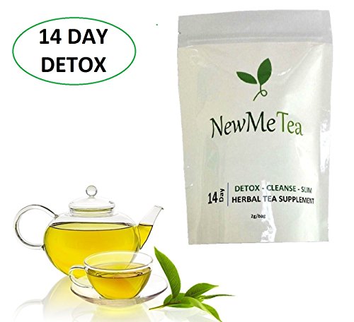 NewMeTea - 14 Detox Tea for Weight Loss, Reduce Bloating, Increase Energy & Suppress Appetite. 100% Natural Herbs with Delicious Taste. Slimming, Fat Burn & to Calm & Cleanse your Body. Teatox Skinny Fit