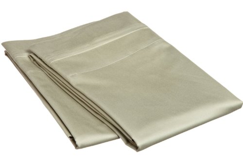 Egyptian Cotton 650 Thread Count Solid Pillowcase Set King-Sage