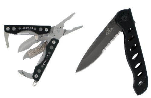 Gerber 31-000710 Evo Knife and Clutch Mini Tool Combo