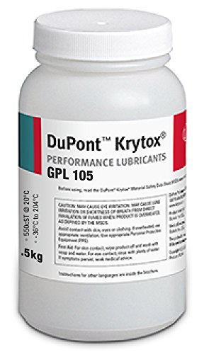 DuPont MSD050101 GPL105 Krytox Oil, 550cST Viscosity, 20 Degree C