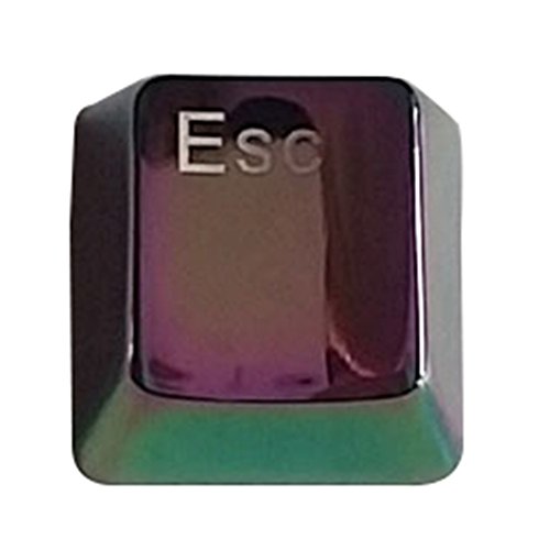 OLizee™ Electroplating Zinc Esc Key Cap Cherry MX Keycap for Metal Mechanical Keyboard(Multicolor)