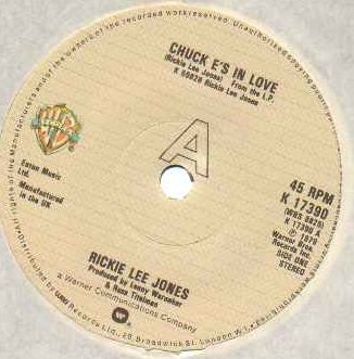 Rickie Lee Jones - Chuck E's In Love - 7 inch vinyl / 45