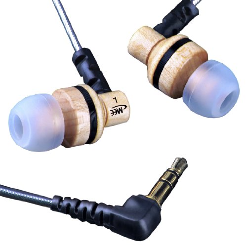 MEElectronics R1 Sound of the Earth In-Ear Headphones for iPod, iPhone, MP3/CD/DVD Players (Wood Housing)