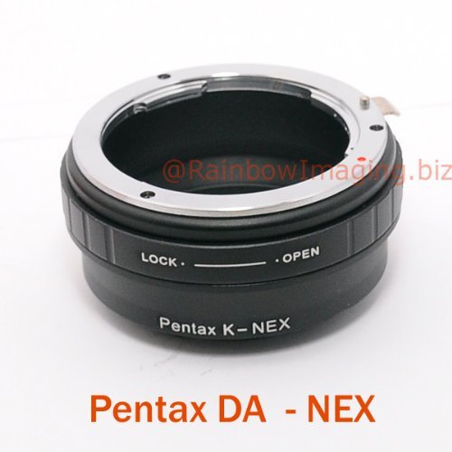 RainbowImaging Pentax DA lens to Sony E-Mount NEX-3 NEX-5 Camera Mount Adapter