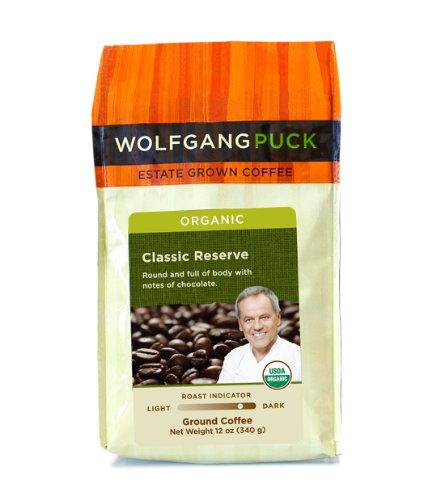 Wolfgang Puck Organic Classic Reserve Ground, 12 Ounce
