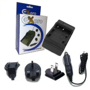 Ex-Pro Canon NB-6L, NB6L Digital Camera Battery Travel Charger, UK, USA, Canada & Europe - 2 Hour Fast Charge - for Canon Digital 25 IS, Digital 25IS, IXUS 85 IS, IXUS 85IS, IXUS 95 IS, IXUS 95IS, IXUS 105, IXUS 107, IXUS 200 IS, IXUS 200IS , IXUS 210, IXUS 210 IS, IXUS 300HS, IXUS 300 HS, Powershot D10, Powershot D20, Powershot S90, Powershot S770 is, SD770 IS Digital ELPH, Powershot S980 IS, Powershot S1200 IS, Powershot SD1300 IS, Powershot SD3500 IS, Powershot SD4000 IS, Powershot SX240 HS, Powershot SX260 HS