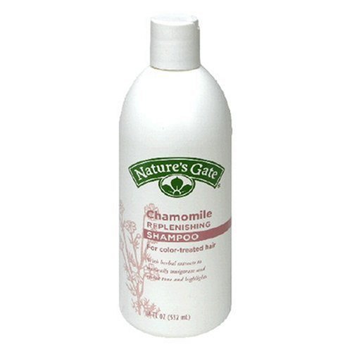 Nature's Gate Replenishing Shampoo for Color-Treated Hair with Chamomile, (18 fl oz) (532 ml)