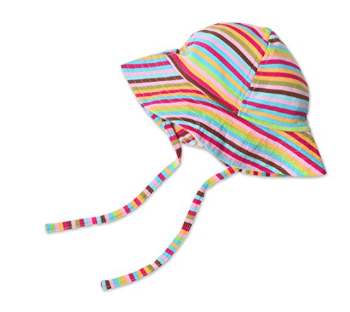 Zutano Baby-Girls Newborn Super Stripe Sun Hat, Multi, 3 Months