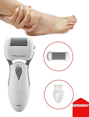 Electronic Callus Remover - All One Tech Electric Pedicure Foot File (Electric Callus Remover) Remove Dead, Hard, Coarse Skin and Toughest Calluses on Foot Dead Skin