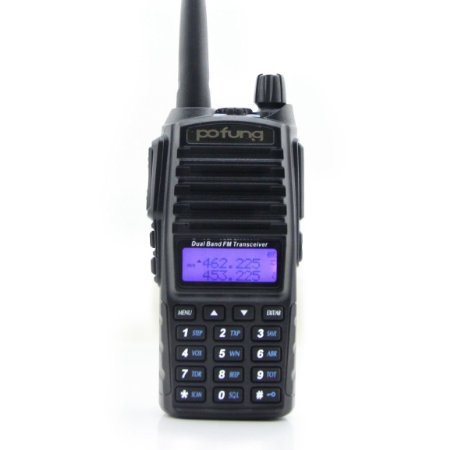 Pofung UV-82 Dual Band 136-174mhz 400-520mhz Portable UHF Amateur Ham Two-Way Radio