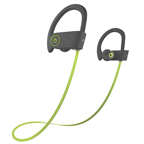 Bluetooth Headphones, Otium® Wireless Sports Earbuds Sweatproof Portable Stereo Mini Earpiece Lightweight Headsets With Microphone (Green)