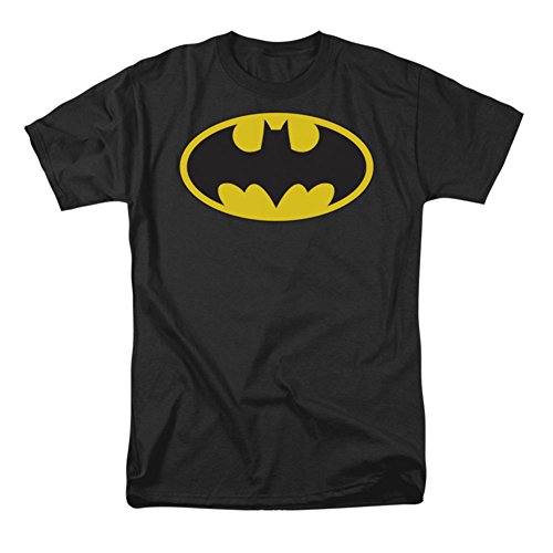 Batman Classic Logo Adult T-Shirt, XXX-Large in Black
