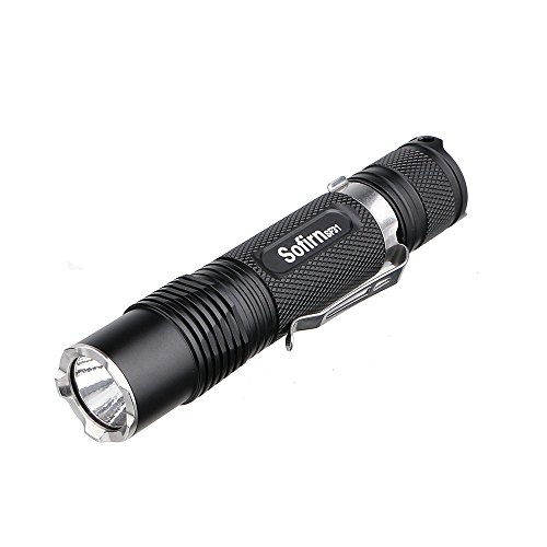 LED Flashlight 1000 Lumens Powerful EDC Torch Light 5 Modes With Clip, 18650 Rechargeable Battery, USB Charger, Charging Cable
