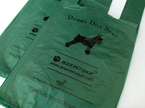 Scot-Petshop Biodegradable Dog Poop Bags (Dog Poo Bag/Dog Waste Bags) x 500, Eco Friendly, Bulk Buy