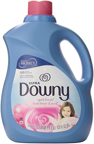 Downy Ultra Fabric Softener April Fresh Liquid, 120 Loads, 103-Ounce (Pack of 4)