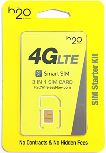 H2O Wireless Triple 3-IN-1 (nano, micro, and regular size) sim (H20)