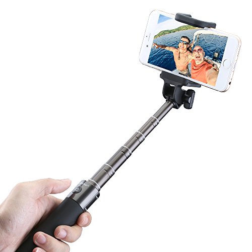 Selfie Stick,Mpow iSnap X2 Bluetooth Remote Monopod 270°Foldable Selfie Stick Self-portrait for iPhone SE/6S/6/6 Plus/5S,Galaxy Note 5/Note 4/S6 /S6 Edge /S7/ S7 Edge or More IOS & Android Smartphones