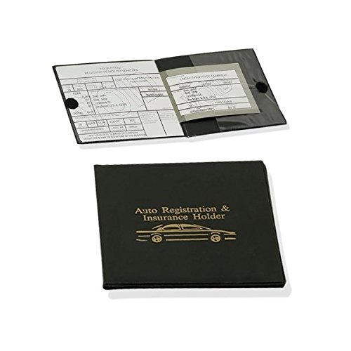 Auto Insurance and Registration Holder - Protects Documents and is Easy To Locate