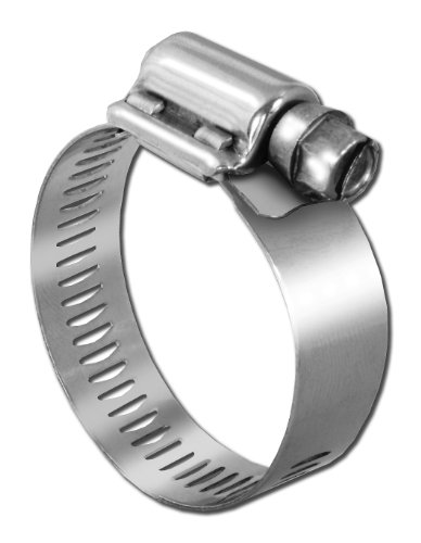 Pro Tie 33506 SAE Size 044 Range 2-5/16-Inch-3-1/4-Inch Heavy Duty All Stainless Hose Clamp, 4-Pack