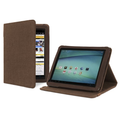 Cover-Up Archos 97 Carbon 9.7-inch Tablet Version Stand Natural Hemp Case - (Cocoa Brown)