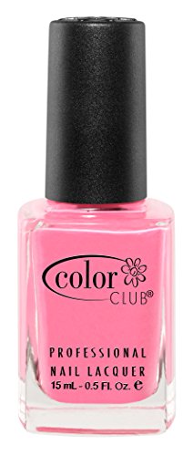 Color Club Poptastic Neons Nail Polish, Modern Pink, Bubblegum Pink, .05 Ounce