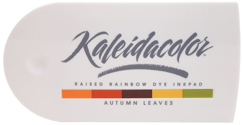 Tsukineko 5-Color Kaleidacolor Dye Inkpad, Autumn Leaves
