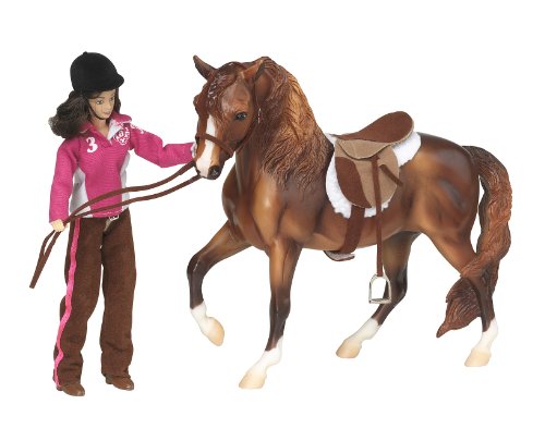 Breyer Traditional Series 1409 / Let's Go Riding English - Horse & Figure