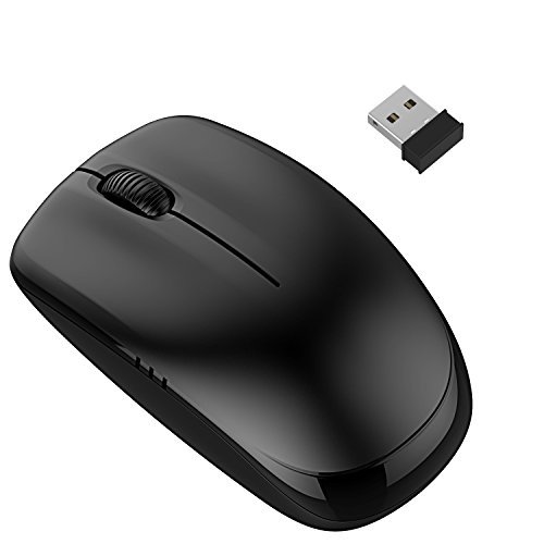 JETech 2.4Ghz Wireless Mobile Optical Mouse with 18-Month Battery Life - 0885