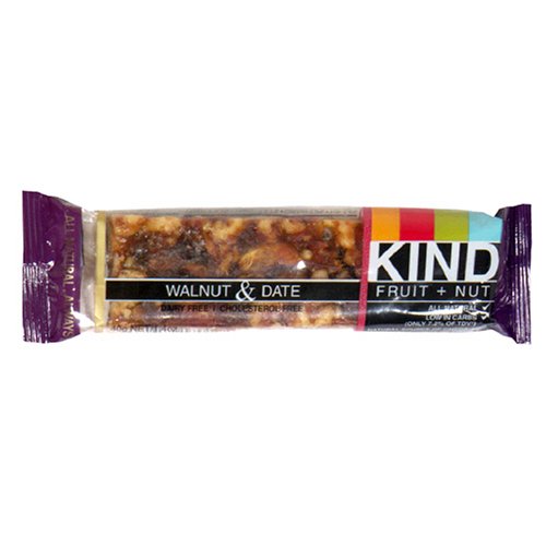 KIND Fruit & Nut Bar, Walnut & Date, 1.4-Ounce Bars (Pack of 8)