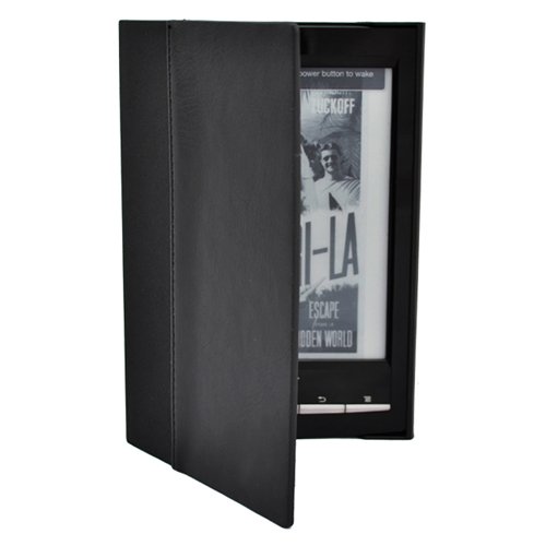 Black Ultra Slim Thin Leather Cover Sleeve Case For Sony Reader PRS-T1 PRS-T2