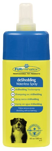 FURminator Waterless deShedding Shampoo and Conditioner for Dogs and Cats, 8 Ounces
