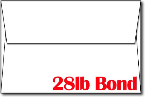 28lb/70lb Bright White A9 Envelopes (5 3/4 x 8 3/4) - 250 Envelopes - Desktop Publishing Supplies™ Brand Envelopes