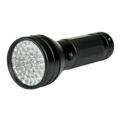 51 LED UV Scorpion Detector Hunter Finder Ultra Violet Blacklight Black Light Flashlight AA