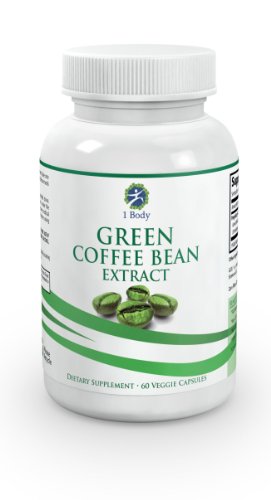 Green Coffee Bean Extract 800 Mg - 100% Pure All Natural Weight Loss Supplement - Dr.Oz Recommended Green Coffee Bean Extract On TV - Max Green Coffee Per Serving - Contains Cholorgenic Acid - Contains Green Coffee Antioxidant (GCA) - Full 30 Day Supply