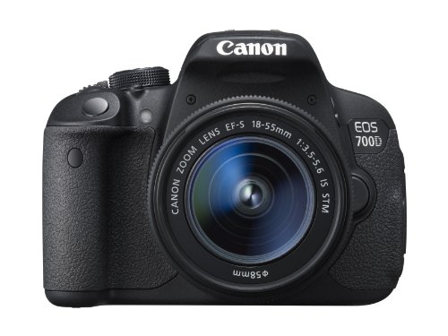 Canon EOS 700D Digital SLR Camera (EF-S 18-55 mm f/3.5-5.6 IS STM Lens, 18 MP, CMOS Sensor, 3 inch LCD)