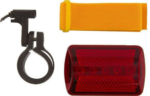 SE - Safety Light - Flasher with Bicycle Attachment, Red, 6 Way - FL26RB10