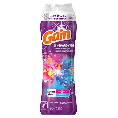 Gain Wildflower and Waterfall Fireworks Duets Laundry Scent Booster Beads, 13.2 oz