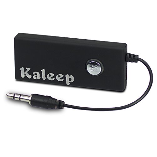 Kaleep Wireless Bluetooth Audio Transmitter Portable Bluetooth Stereo Music Adapter Dongle with A2DP and APTX Low Latency Technology (BT-C1 Black)