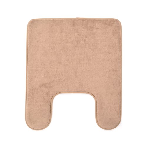 Sleep Innovations Memory Foam Contour Bath Mat 20-inches X 24-inches- Sandy Shore Taupe