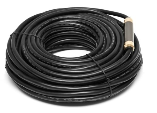 BlueRigger HDMI Cable (100 ft) w/ Built-in Signal Booster - CL3 Rated for In-wall Installation