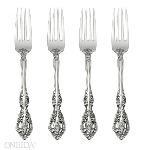 Oneida Michelangelo Dinner Forks, Set of 4
