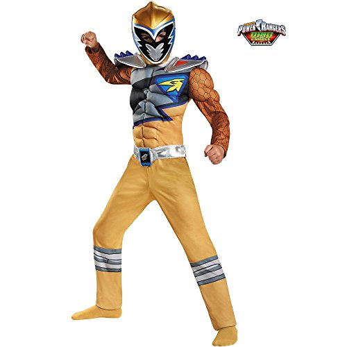 Disguise Gold Ranger Dino Charge Classic Muscle Costume