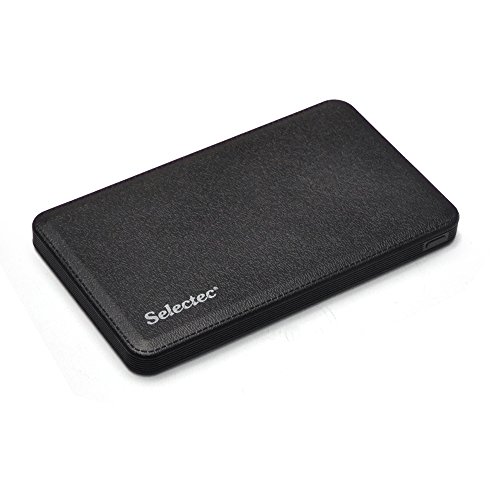 Selectec 5000mAh Power Bank Ultra-Slim External Battery Pack Protable Charger for Smartphones - Black
