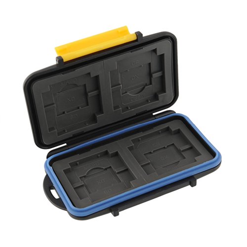 Waterproof Shock Resistant Memory Card Storage Carrying Case Holder Protector For 4 CF Card 8 SD Card