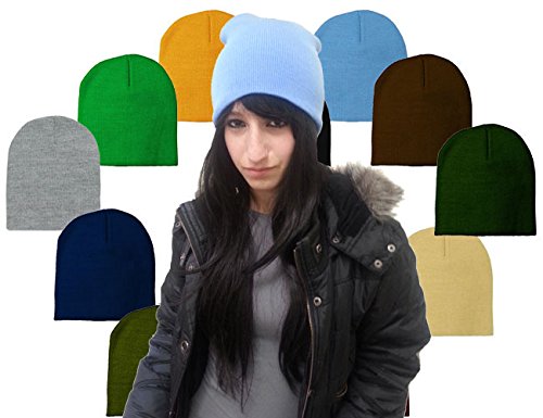 Simple And Warm 8 Inch Winter Beanie Hat