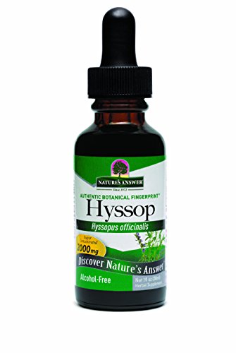 Nature's Answer Alcohol-Free Hyssop Herb, 1-Fluid Ounce