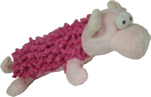 Amazing 10-Inch Plush Shaggy Pig Dog Toy
