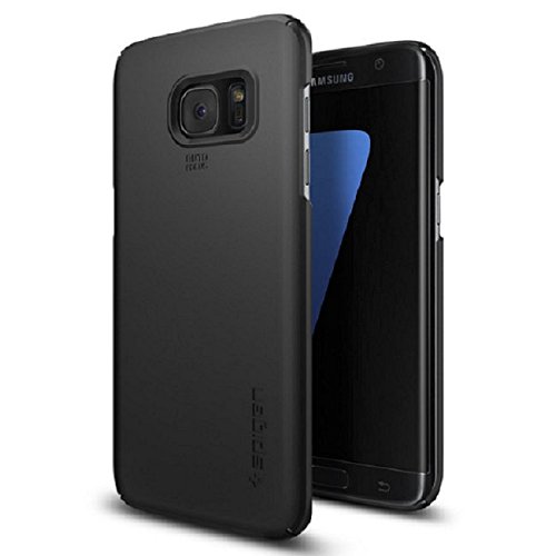 Galaxy S7 Edge Case, Spigen® [Thin Fit] Exact-Fit [Black] Premium Matte Finish Hard Case for Samsung Galaxy S7 Edge (2016) - 556CS20029