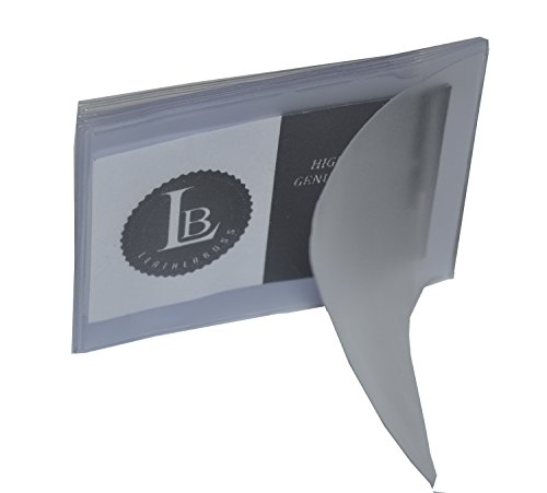 SET of 2 - 6 Page Plastic Wallet Insert for Bifold Billfold SIDE LOAD
