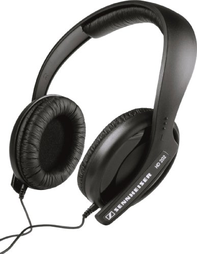Sennheiser 504291 HD 202 Closed Back On-Ear Stereo Headphone